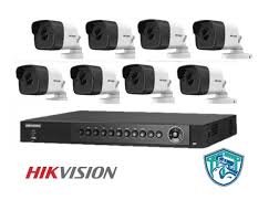 8-camera CCTV kit used in institutional installations